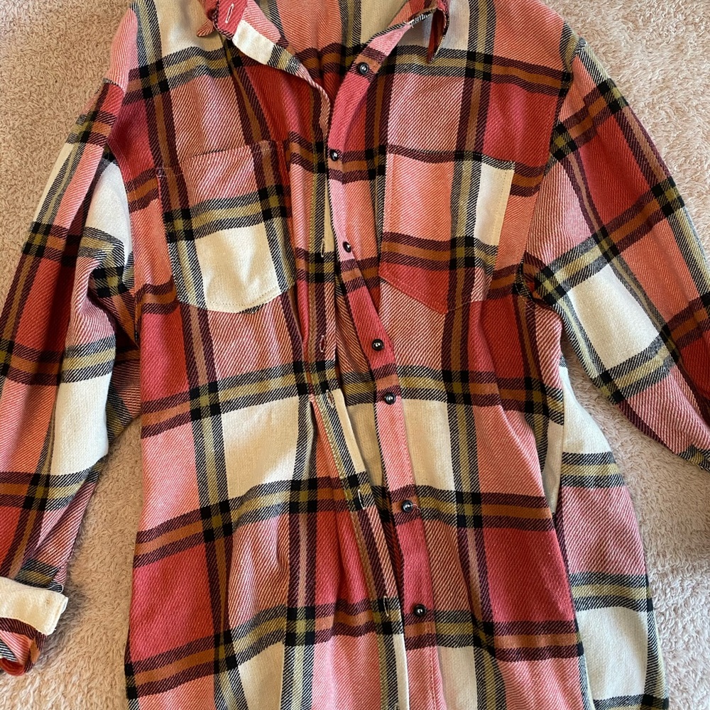 Zara Flannel Cardigan